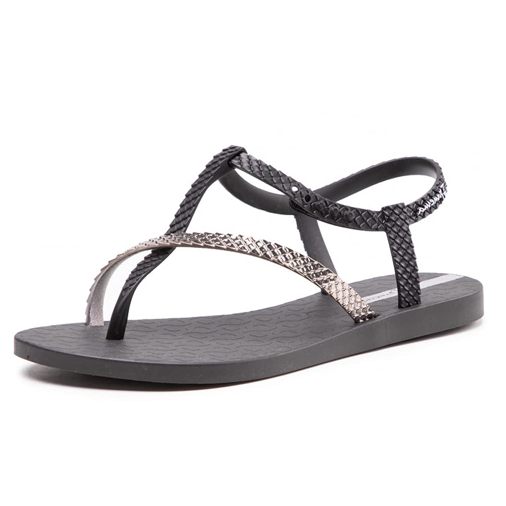 IPANEMA 82931 Women's Aphrodite II Lightweight Soft Durable Flat Sole Flexpand T-Strap Sandals