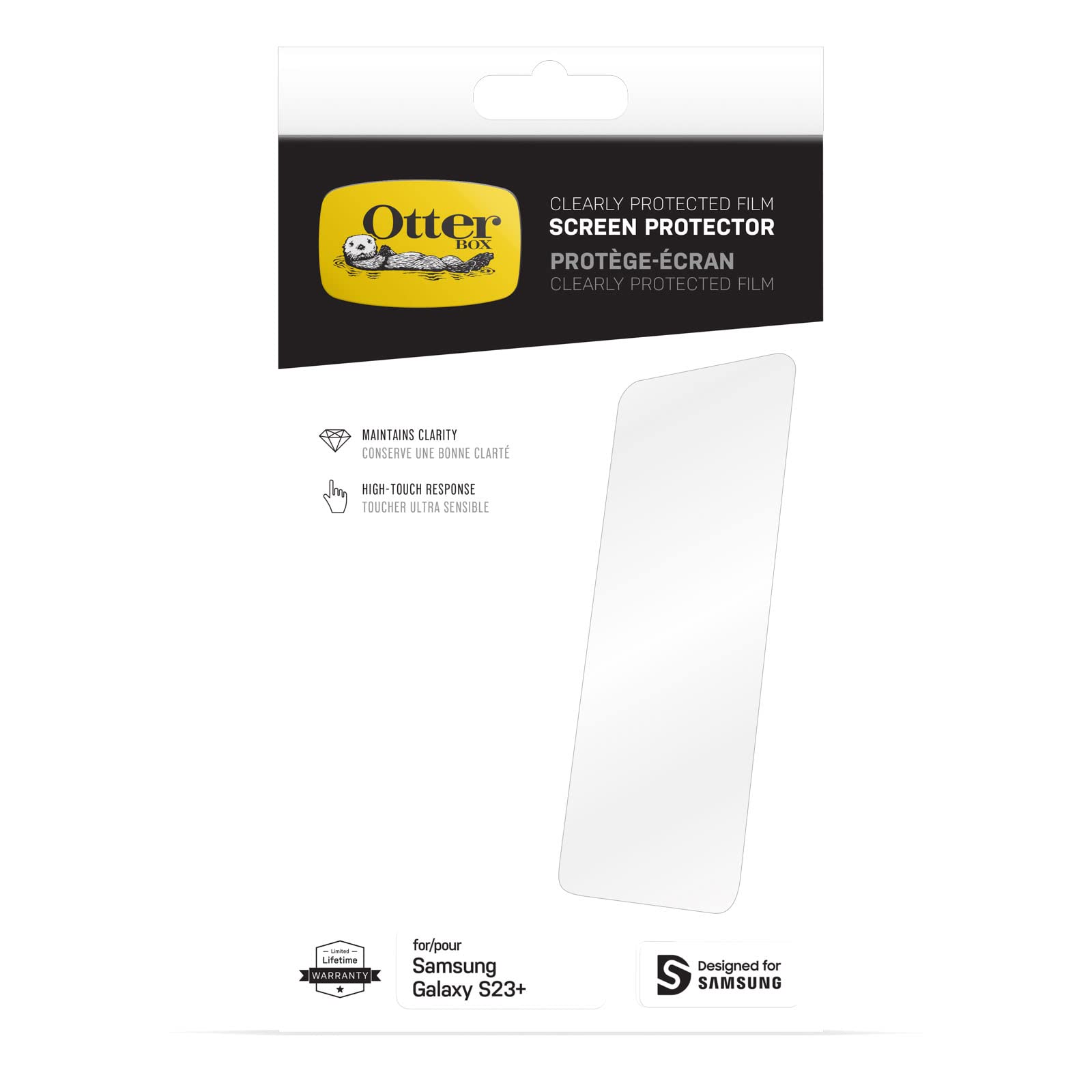 OtterBox Pellicola protettiva CP Film per Samsung Galaxy S23+, Protegge Da Graffi