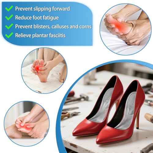 3 pares de plantillas de gel autoadhesivas para mujer miniatura 4