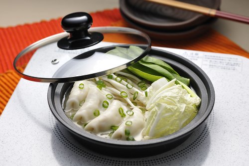 isigaki Industrial buro-dyia IH tazin Pot (with glass lid) 19 cm Red 3075atz0501