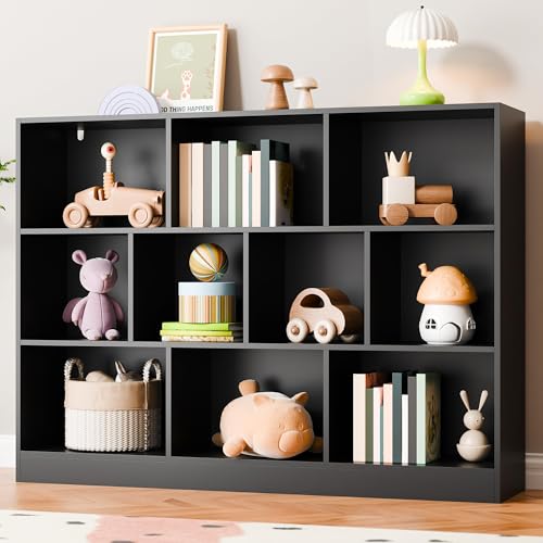Schmales Bücherregal 4 Etagen – Industrieller Metallrahmen Mit Rückwand, 40x28x100 Cm, Für Kleine Räume