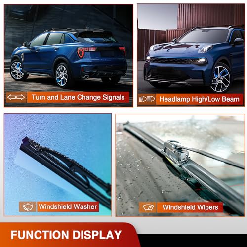 Image of Nilight Turn Signal Switch for 2007-2014 Chevy Suburban GMC Yukon XL | Compatible with 2007 2008 2009 2010 2011 2012 2013 2014 Tahoe Cadillac Escalade Blinker Windshield Wiper Switches