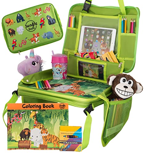 14 Best Car Seat Travel Trays for Kids in 2026 and My #1 Pick is… jungle feels kids travel tray