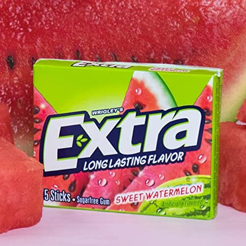 Image of Wrigley's Extra Long Lasting Flavor Sweet Watermelon, 40 g