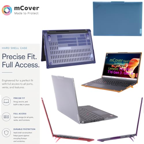 Protector mCover rosa para evitar arañazos en Lenovo ThinkPad T16 Gen 3 4 6