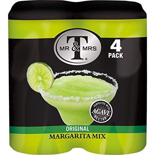 Mr & Mrs T Margarita Mix, 5.5 fl oz cans, 4 count