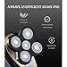 Pinkind Replacement Shaver Heads Compatible with Freebird Shaver, 5 Blades Refills for Bald Men, Electric Razor Replacement Heads for Freedom Grooming with 3 Cleaning Brush