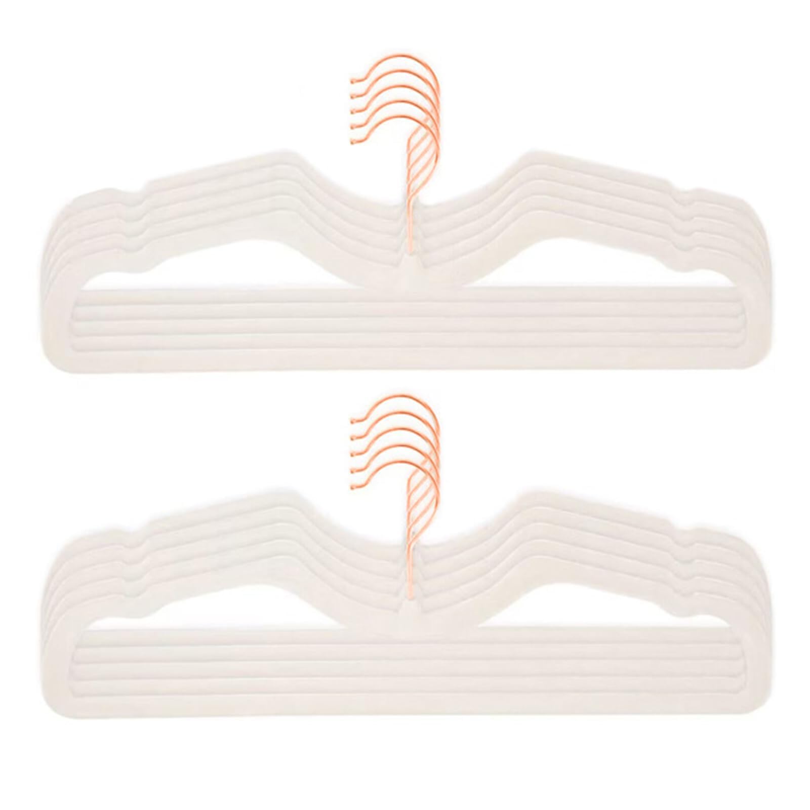 Velvet Hangers 50 Pack, Ultra Slim & Short Neck Hanger, 360 Swivel Hook, Space Saving D