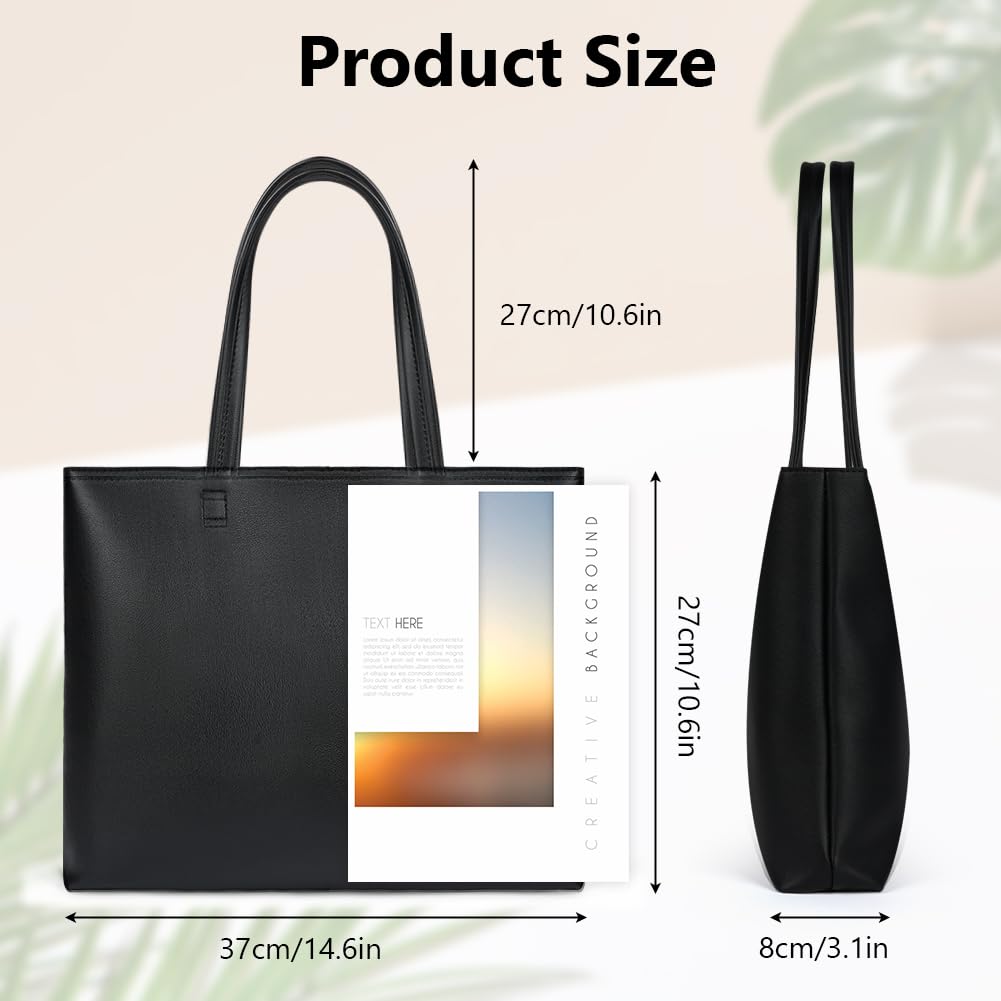 flintronic Borse Tote a Mano da Donna, Borse a Tracolla Donna in Pelle PU, Borse Tote Grande per Computer, Borse Shopper Donna Impermeabile, Borse a Mano per Shopping Viaggi Lavoro Ufficio