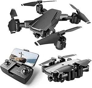 Ventikre Drone with 4K Camera Live Video,WiFi FPV Drone for Adults with 4K HD 120 Wide Angle Camera 1200 Mah Long Flight time Auto Hover Fold able RC Drone Quad-copter