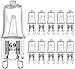 Produktbild VINBE G9 Halogen Glühbirne G9 T4 40W JCD Bi-Pin 480LM 230V Dimmbar, 2700K Warmweiß,für Kronleuchter, Anhänger, Schranklichter, Landschaftslichter, Schreibtisch- und Stehlampen, Wandlampen, (10er Pack)