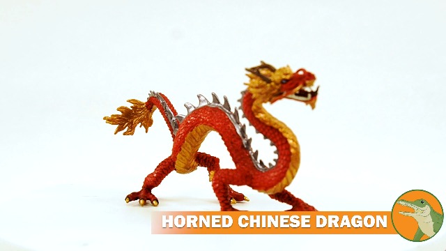 Amazon.com: Safari Ltd. Horned Chinese Dragon Figurine - Detailed
