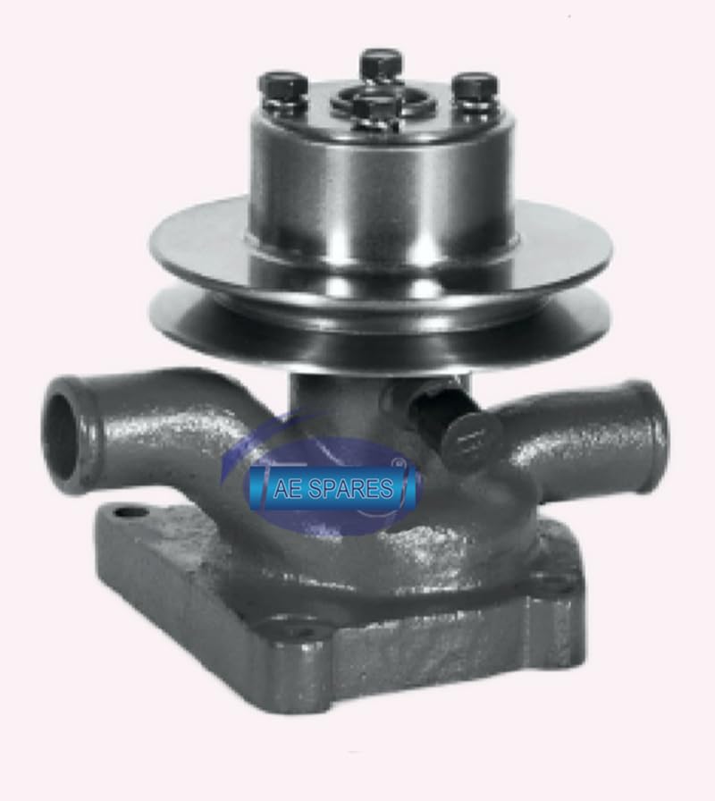AEspares Wasserpumpe Assey Doppelmaul Gusseisen Riemenscheibe Kompatibel mit Zetor 2011 2511 3511 2522