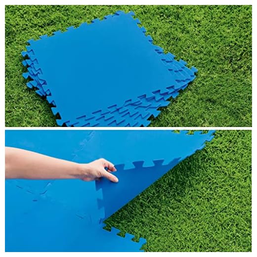 Alice'S Garden Sweeek - Pack 9 Piezas De Suelo Para Piscina 50X50Cm, Protección Del Suelo