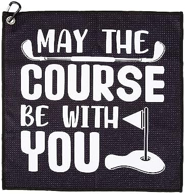 HJSSAA Funny Golf Towel – Clean Golf Balls, Personalised Gift for Men, Secret Santa Gifts (Black 3) HJSSAA Funny Golf Towel – Clean Golf Balls, Personalised Gift for Men, Secret Santa Gifts (Black 3)