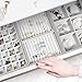 Vee Upgraded Jewelry Trays Organizer with Lid, 4-Layer High-Capacity Stackable Jewelry Storage Earring Organizer for Drawer, Earring, Necklace, Bracelet, Ring, Cosmetics (Grey)