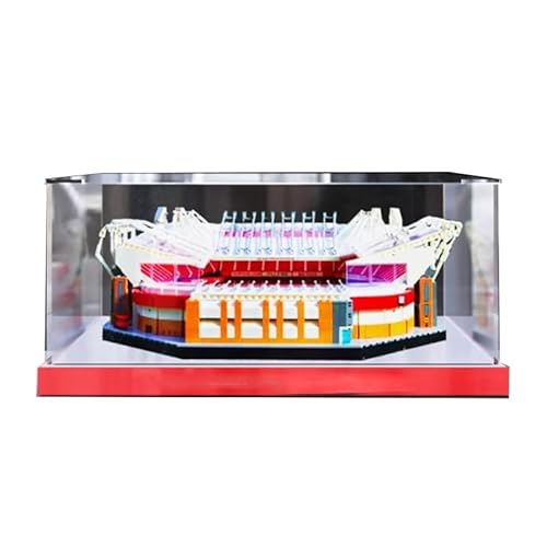 HCAEIOFJ Clear Acrylic Display Case for Lego Creator Expert 10272 Applicable for Old Trafford - Manchester United Designed Display Box Gift(Display Case Only) Bottom