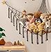 mirolam Stuffed Animal Storage Hammock Net - Toy Hammock Net for Stuffed Animals Corner - Hanging Stuff Animal Organizer Holder Large Organization Boys Room Decor