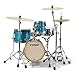 Sonor Drums SSE 13 MARTINI TGS 4-Piece Drum Shell Pack, Retro Emerald Isle/Turquoise Galaxy Sparkle