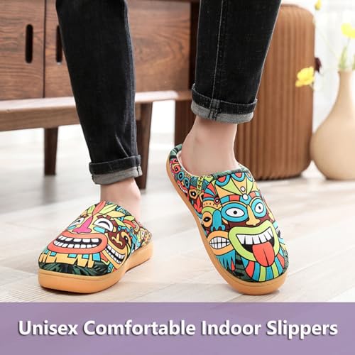 Custom Slippers for Women Indoor, Personalized Photo Slippers for Men Anti-Slip Sole Comfortable Fluffy House Slippers4