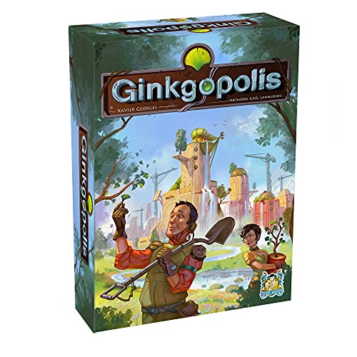 Image of Ginkgopolis Board Game | Competitive Worker Placement Strategy Game for Adults and Kids | Ages 10+ | 1-5 Players | Average Playtime 45 Minutes | Made by Pearl Games