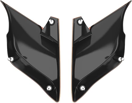 Miniatura 361 de Advanblack Barracuda - Cubiertas laterales estiradas plateadas (brillantes), paneles extendidos para Harley Touring Street Glide Road Glide Electra