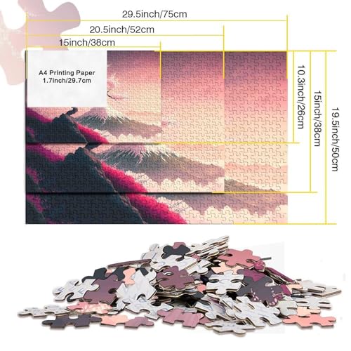 Puzzle de cerezo de 1000 piezas: reduce el estrés con enfoque 5