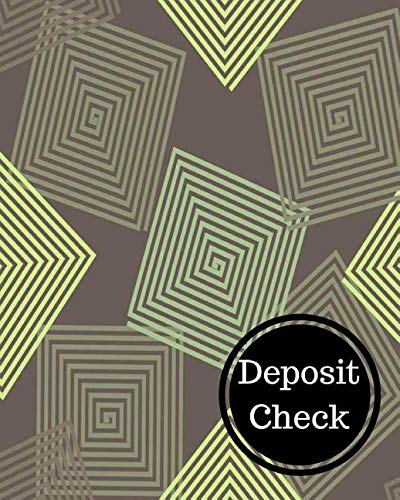 Deposit Check: Bank Deposit Book