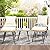 PORWEY 5 Piece Patio Bistro Set with Ottoman, Outdoor Wicker Apartment Balcony Furniture Sets, Rattan Table and Chairs Set of 2 for Porch Backyard Lawn Poolside Deck (Yellow/Beige)