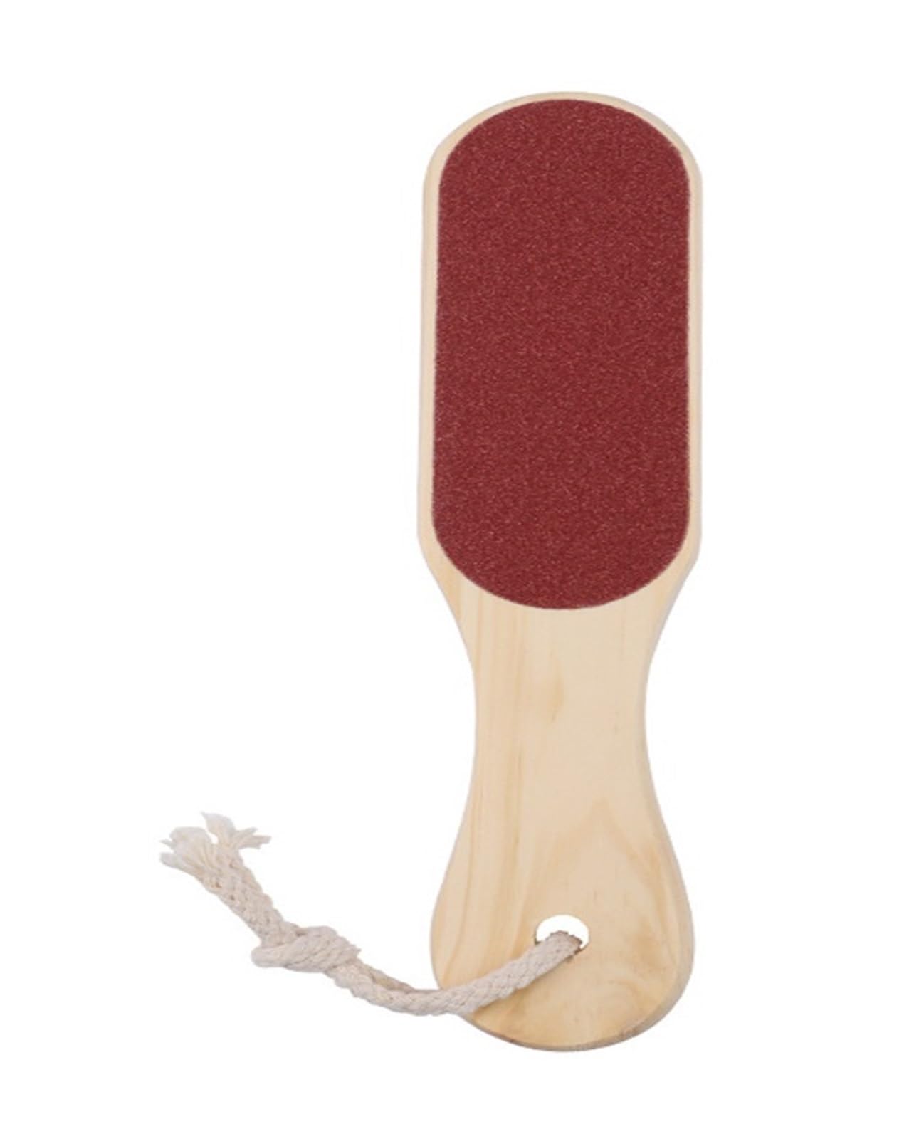 1pc Bimsstein Holz Griff Doppelseitige Fuß Bord Datei Abgestorbene Haut Schwielen Grinder Pediküre Werkzeug Reiben(Small)