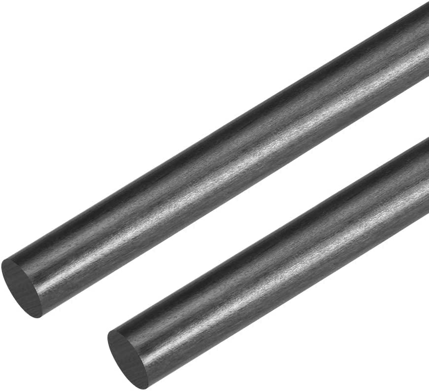 Carbon Fiber Rods Ø1mm Ø2mm Ø3mm Ø4 Ø5mm Ø6mm Ø7mm Ø8mm Ø9mm Ø10mm Ø12mm Ø15 Ø16 18 Ø20X L500mm (1pcs Ø18.0mm X L500mm)