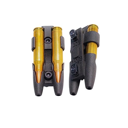 Rangenord Rifle Cartridge Holder - Bullet Holder for Rifle Stock in 308 Winchester Caliber - Rifle Shell Holder - Rifle Accessories (3D Printed)