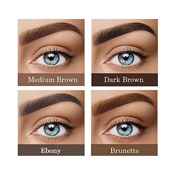 Adjustable-Eyebrow-Stamp-and-10-Styles-Stencil-Kit-The-Eyebrow-Pomade-Stamp-Shaping-Kit-Eyebrow-Definer-with-Eyebrow-Pen-Brush-and-Eyebrow-Trimmer-Buildable-Brow-Stencil-Makeup-Tools-Medium-Brown Adjustable Eyebrow Stamp and 10 Styles Stencil Kit The Eyebrow Pomade Stamp Shaping Kit Eyebrow Definer with Eyebrow Pen Brush and Eyebrow Trimmer Buildable Brow Stencil Makeup Tools (Medium Brown)