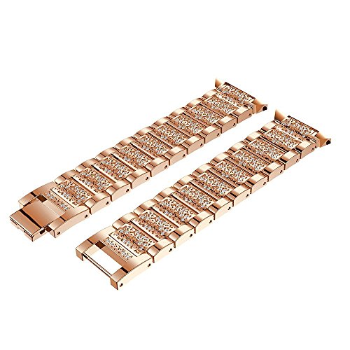 Correa compatible para Fitbit Blaze con marco de acero inoxidable miniatura 4