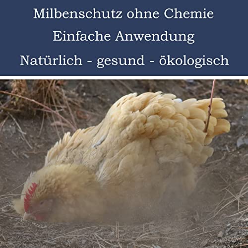 Petigi Urgesteinsmehl 5 kg Geflügeleinstreu Staubbad Sandbad Steinmehl Zeolith für Hühner Wachteln Sandbaden Diabas… – Bild 4
