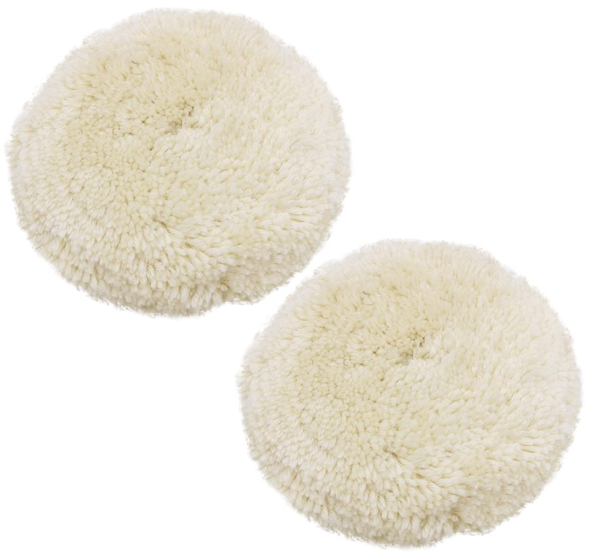 WANGCL 2 Pack Wool Polishing Pads 7 Inch 180mm Hook and Loop Car Polishing Kit Buffing Wheel for Drill Body Repair Buffing