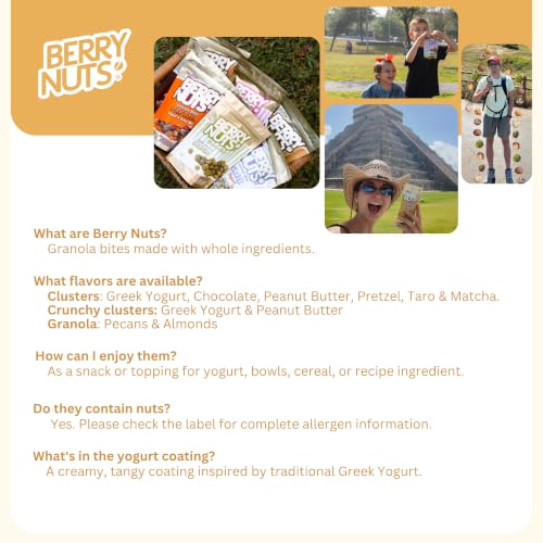 Berry Nuts On-the-Go Crunchy Clusters, 8 x 2.8 oz Snack Size, Peanut Butter - image 9