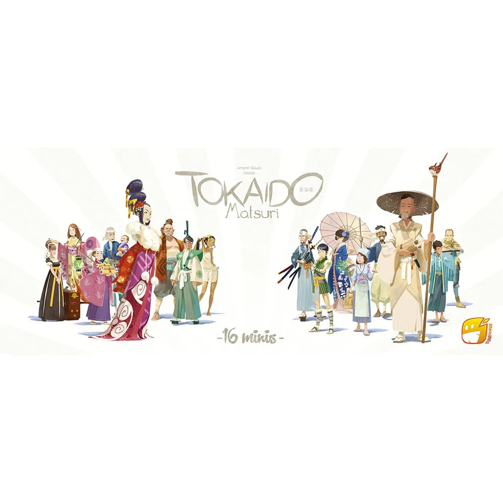 Funforge Tokaido Board Game Matsuri Miniature Figures Accessory Pack | Adventure Game | Exploration Game | Ages 8+ | 2-5 Players | Average Playtime 45 Minutes | Made by Funforge