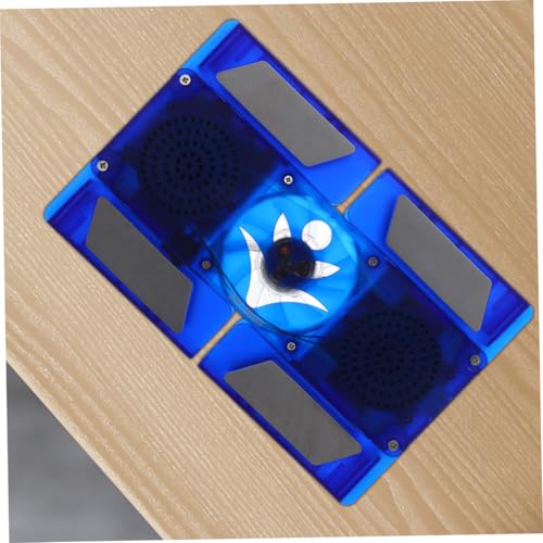 Base plegable portátil para laptop con ventilador azul miniatura 5