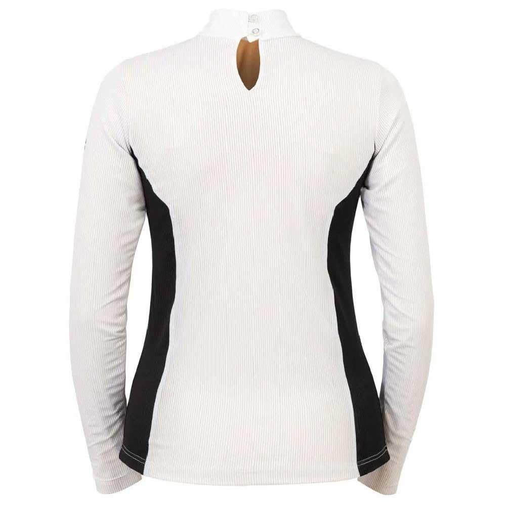 CAVALLIERA Elegant Stripe Woman Long Sleeve T-Shirt M