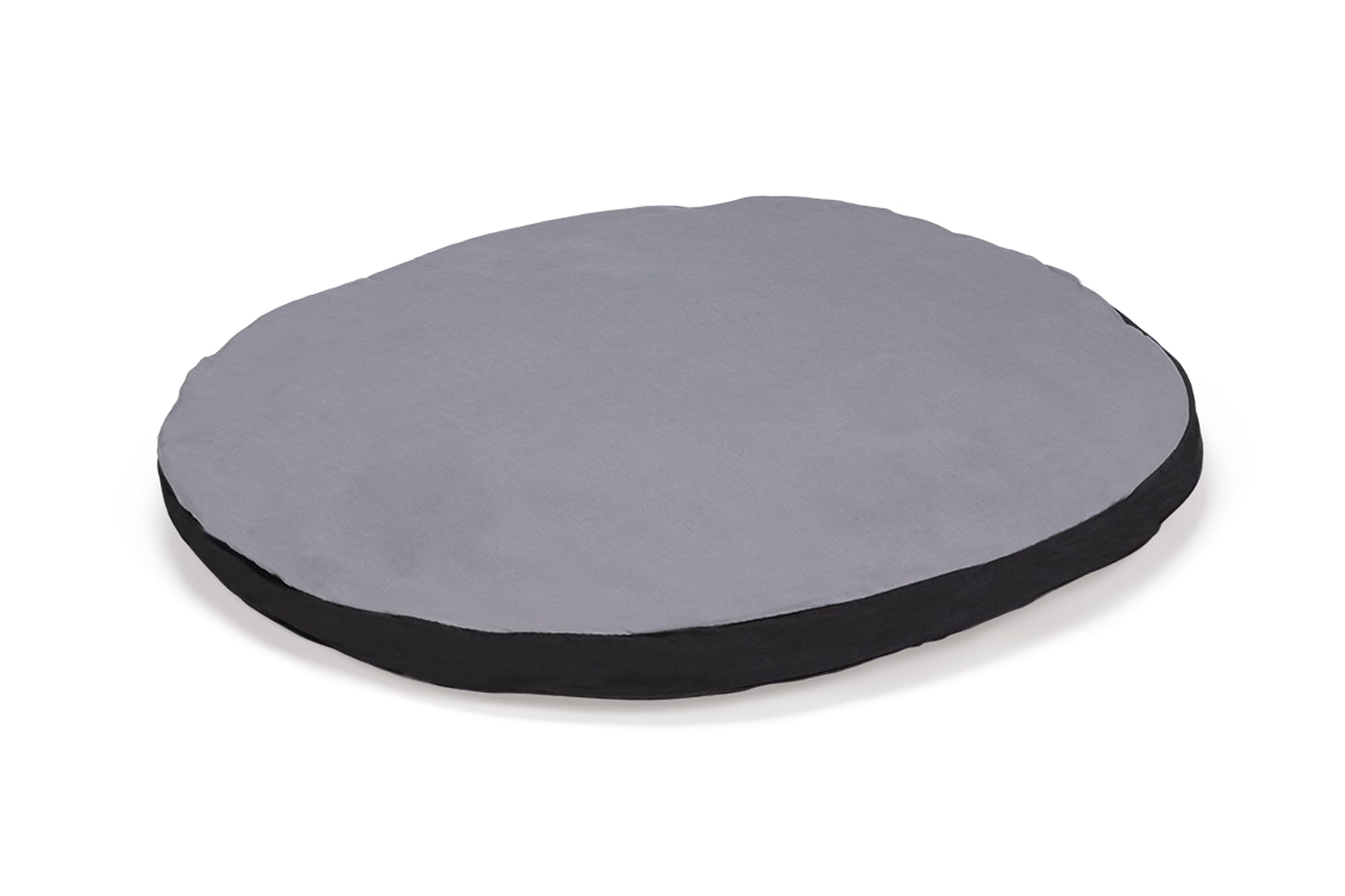 Karlie Flamingo Coussin Oval, Doc Bed 70 X 56 X 8 cm Noir/Gris