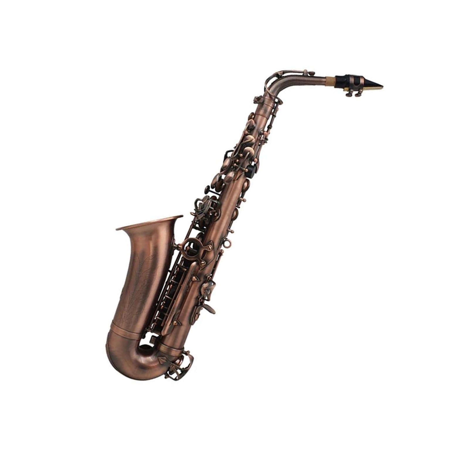 Saksofon Profesjonalny Zestaw Saksofonu Altowego Eb Z Miedzianym Korpusem I Futerałem Profesjonalne Akcesoria Do Instrumentów Dętych Drewnianych(Copper)