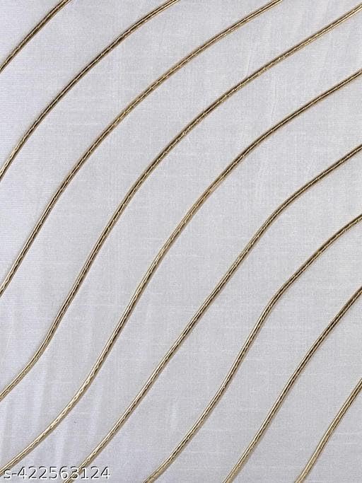 Image of Aesthetic Decorative Polyester Throw Pillow Cover for Sofa & Living Room | 16x16 Inches | White