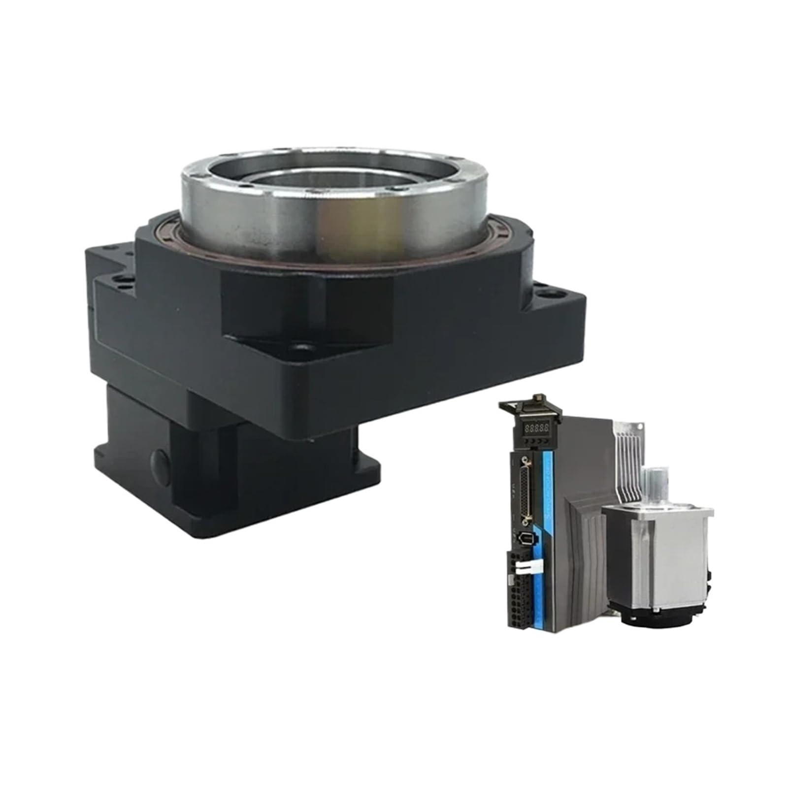 Wydrążona obrotowa platforma CNC, silnik krokowy Nema17, 40mm silnik serwomotor, reduktor, pozycjonowanie i indeksowanie dysku, stół do kontroli wizualnej (dla silnika 40, 7kg Load-R 5)
