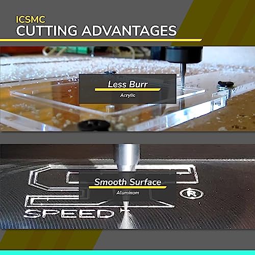 Speed Tiger Carving Router Bit Set - Icarve 60° & 90° V Groove, 15° Detail Carving Liner, 20° Flat Tip Profile Bit (4 Pieces) – Mill Bits Sets For Diyers & Professionals #TOP4