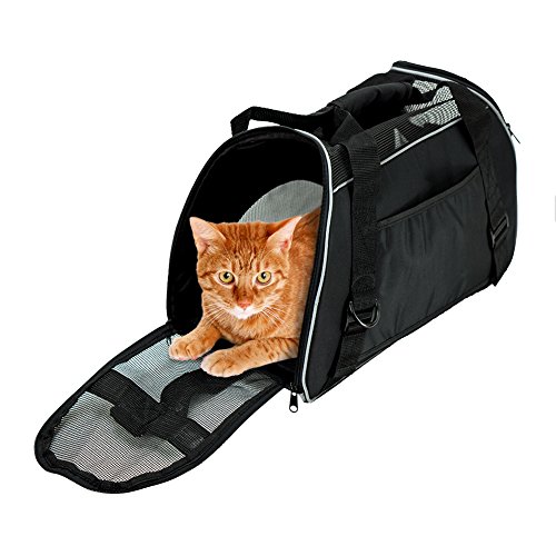 BENCMATE Soft Sided Pet Carrier ,Airline Approved Pet Travel Bags for Cats and Dogs (S)