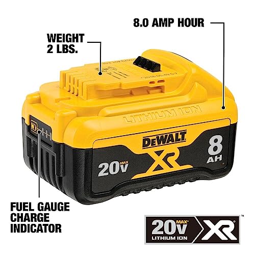 DEWALT Bateria 20V MAX XR, 8,0-Ah (DCB208)