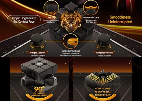 Cubo Mágico 3x3x3 Gan 15 Maglev UV Magnético
