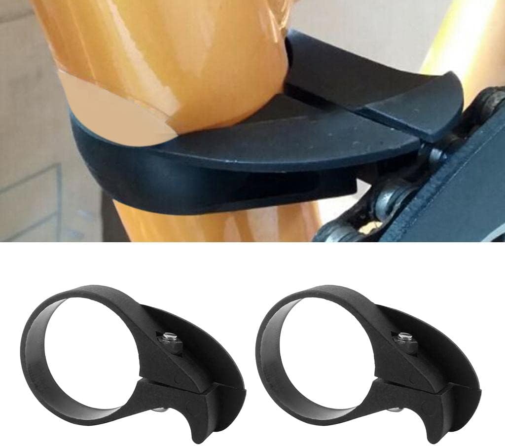 CALANDIS 2Pcs Anti-Drop Bike Bicycle Single Chain Guide Protector Clamp Watcher Black | Chain Guards & Bash Guards | Bicycle Components & Parts | Cycling