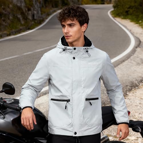 Veste de cyclisme coupe-vent et gilet réfléchissant - 2